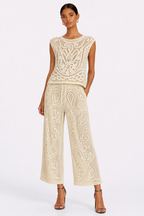 Top Corto de Crochet Artesanal
