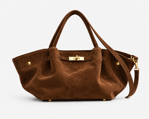 Bolso Baguette Mediano de Cuero