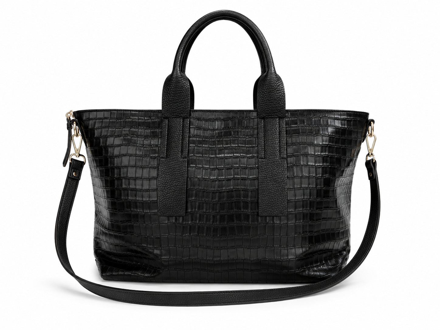 Bolso grande de mujer con diseño cocodrilo