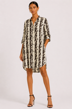 Vestido Camisero Corto Playa