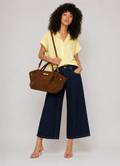Bolso Baguette Mediano de Cuero
