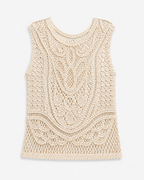 Top Corto de Crochet Artesanal