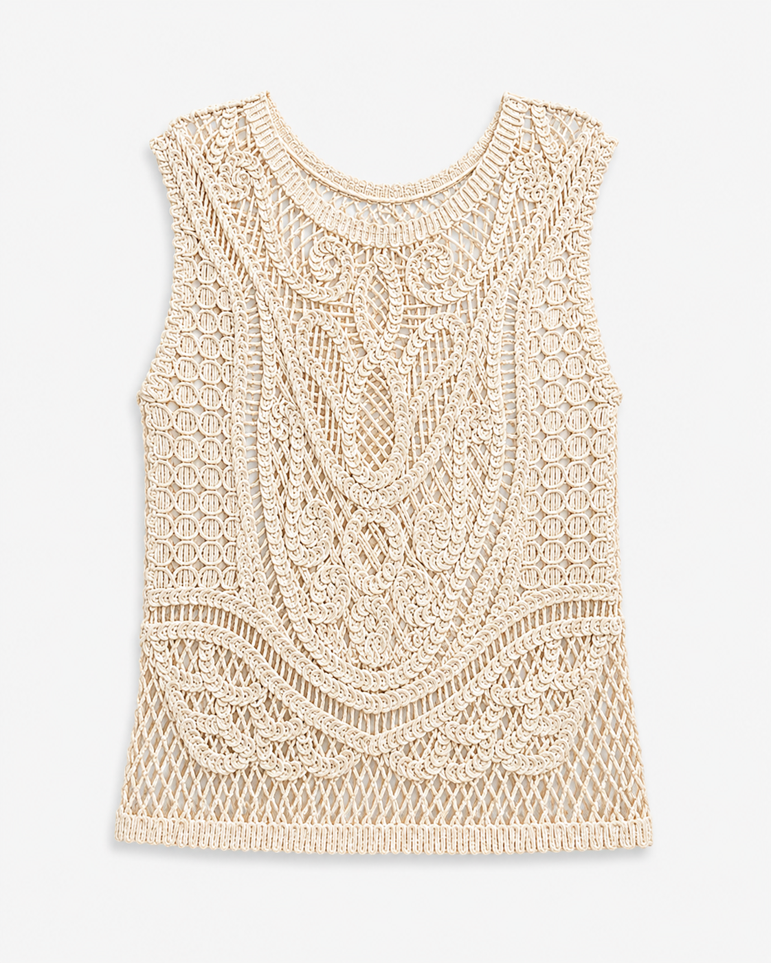 Top Corto de Crochet Artesanal