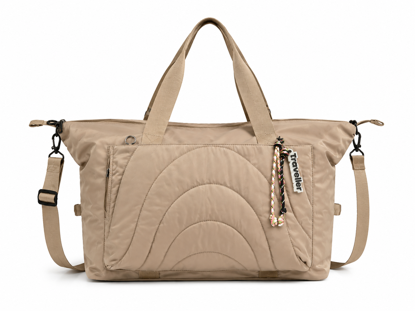 Bolso Shopper Acolchado Negro