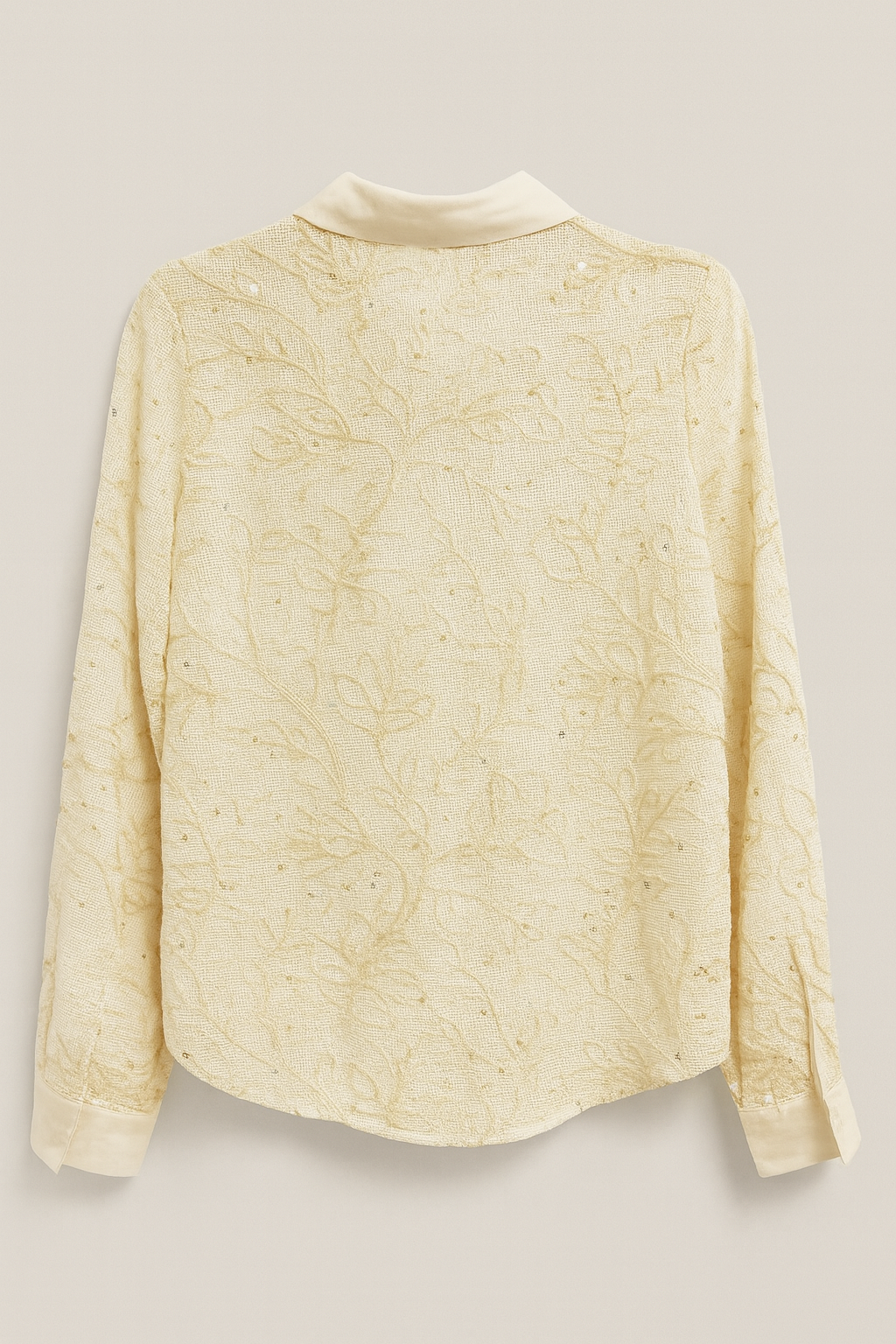 Camisa Texturizada con Detalle Brillante