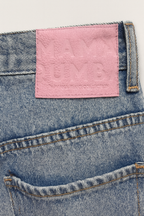 Vaquero bordado de pierna recta