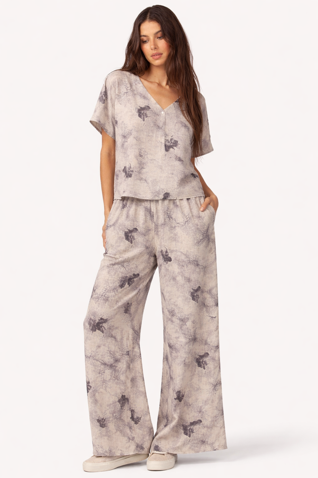 Conjunto de mujer estampado camuflaje