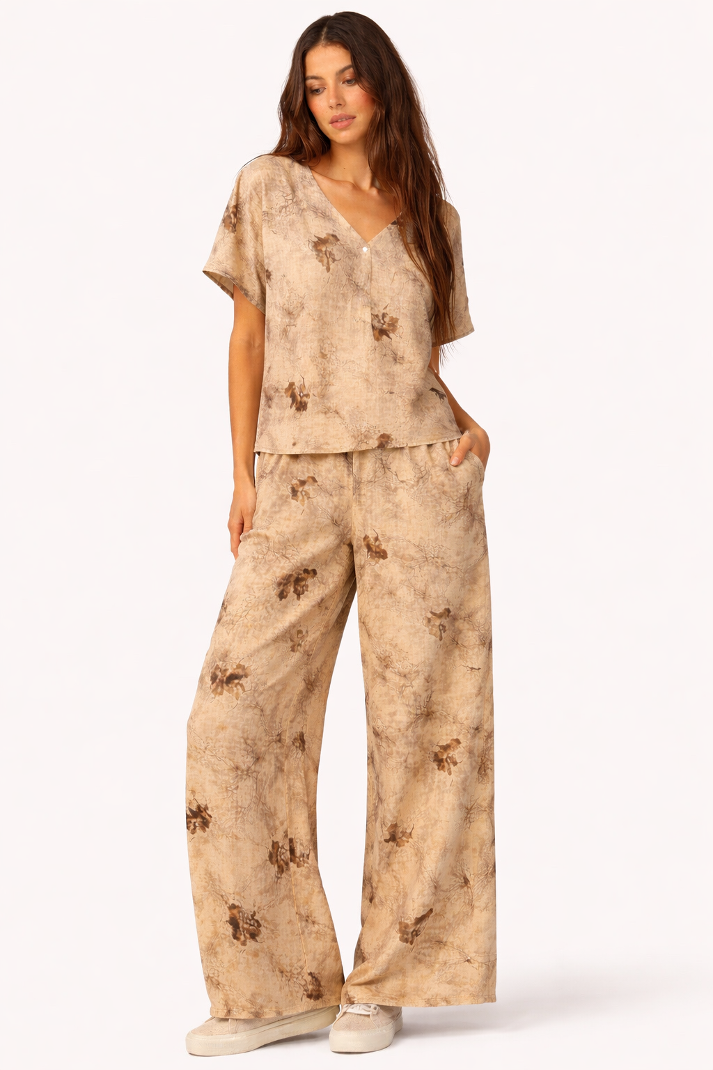 Conjunto de mujer estampado camuflaje