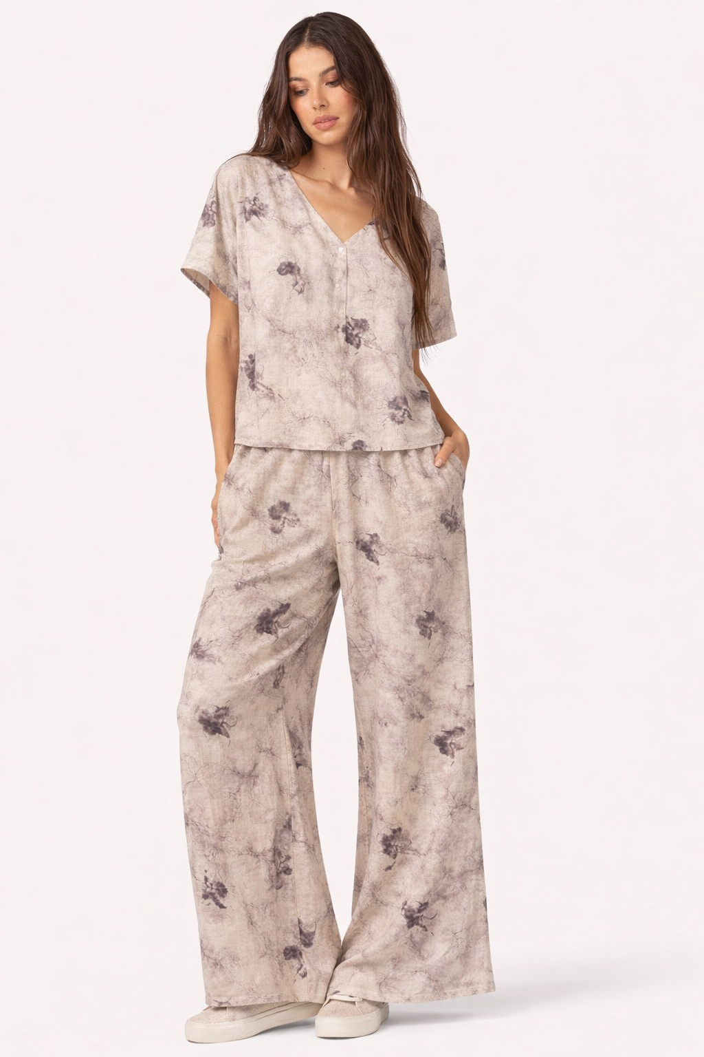 Conjunto de mujer estampado camuflaje
