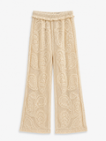 Pantalón Palazzo de Crochet Artesanal